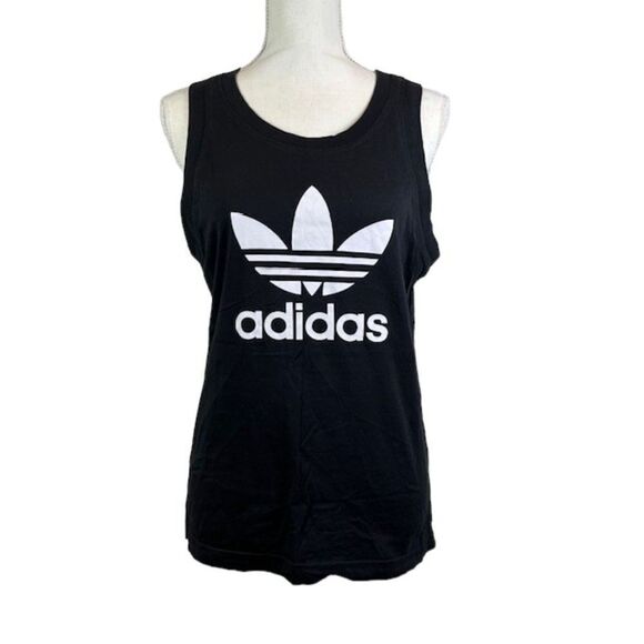 Adidas Originals Adicolor Classics Trefoil Men's Tank Top Black Size XS - Picture 2 of 8